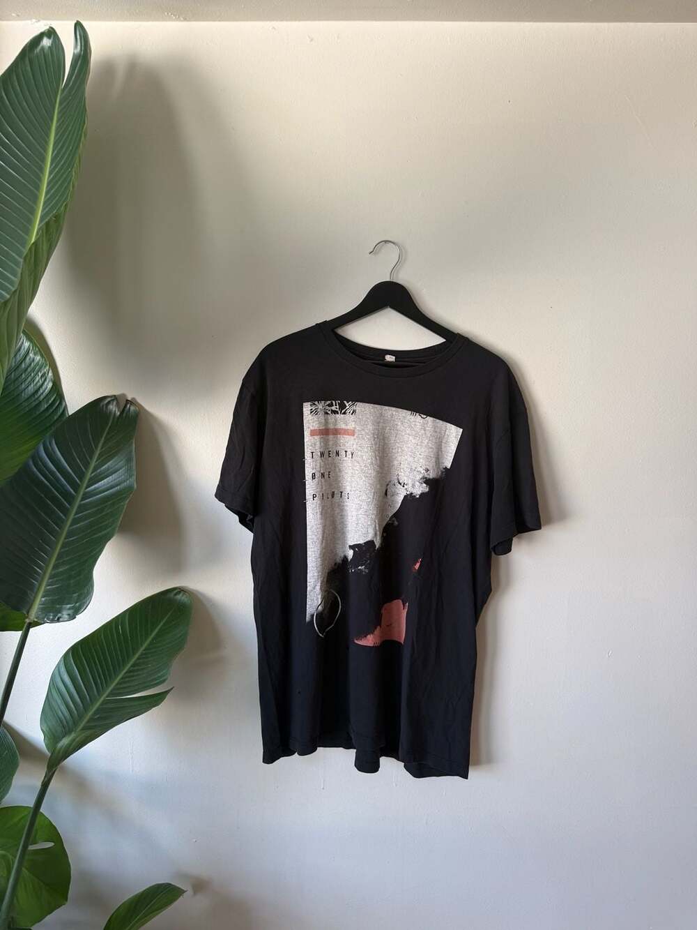 Twenty One Pilots Taking My Time Graphic Print Black T-Shirt